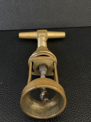 Vintage cavatappi a campana in ottone anni '50