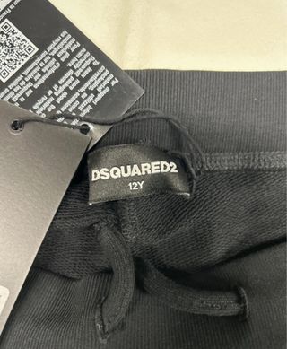 Pantaloni tuta Dsquared2 ragazzo neri
