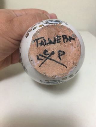 JUEGO DE 3 BOTIJOS AUTÉNTICOS CERÁMICA DE TALAVERA