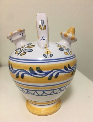 JUEGO DE 3 BOTIJOS AUTÉNTICOS CERÁMICA DE TALAVERA