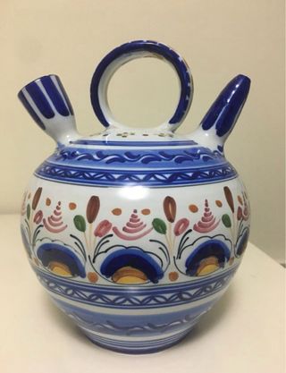 JUEGO DE 3 BOTIJOS AUTÉNTICOS CERÁMICA DE TALAVERA