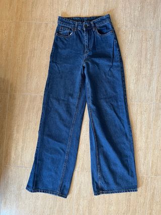 Pantalones vaqueros anchos azules
