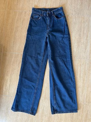 Pantalones vaqueros anchos azules