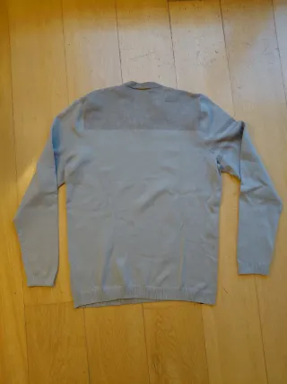 Jersey Adidas V-Neck Gris Talla M