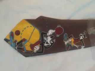 Corbata vintage de Disney Goofy baloncesto  Fondo
