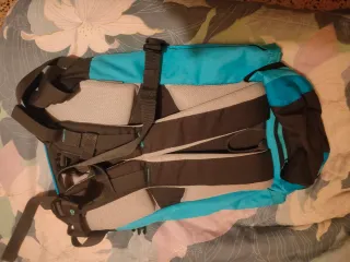 Mochila Forclaz 20 L azul y gris