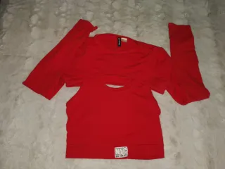 Conjunto 2 piezas Divided camiseta roja