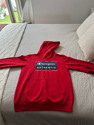 Sudadera Champion Authentic Niño Roja