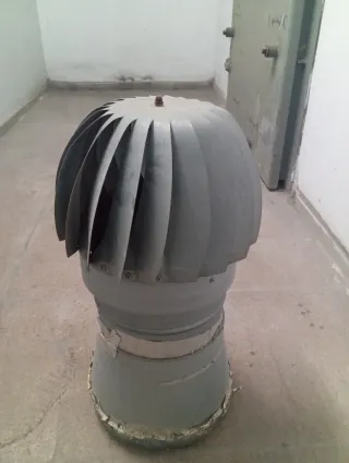 4 Sombreretes para chimenea metálico 30e cada uno