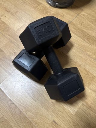 Mancuerna hexagonal PVC 5kg