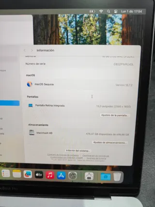 MacBook Pro 16 512GB Gris Espacial