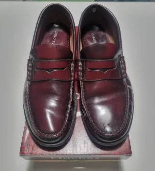 Mocasines CARLO TOSTI Talla 45 Burdeos