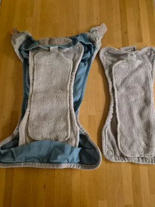 Pañal tela bebé + 4 absorbentes