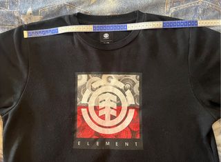 Sudadera Element Logo Negra Talla XL