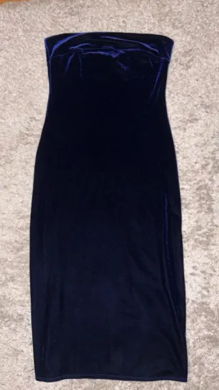 Vestido Mango Talla S Azul