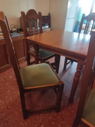Juego de mesa de madera