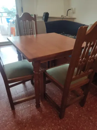 Juego de mesa de madera