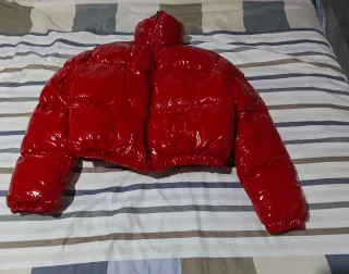Cazadora roja brillante Talla S