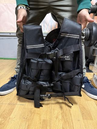 Chaleco de entrenamiento con 20Kg de peso