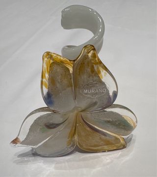 Portacandele in vetro di Murano