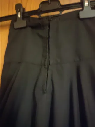 Falda Baile Español Niña Negra y rosa