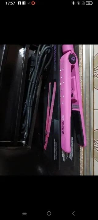 Plancha de pelo profesional Beaulac rosa