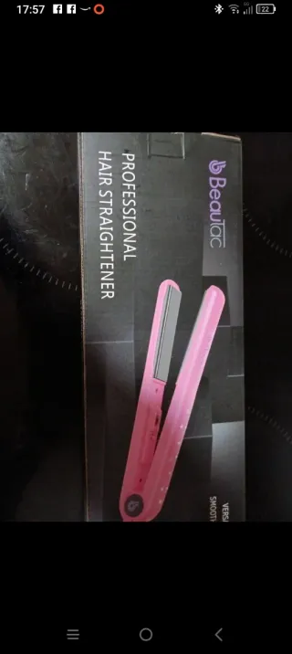 Plancha de pelo profesional Beaulac rosa