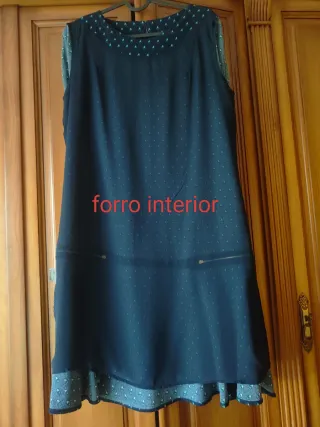 Vestido de Cortefiel ,tela tipo crepe y talla M.