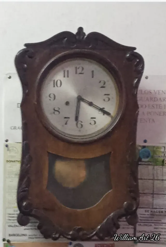 Reloj de Pared Antiguo Cuerda