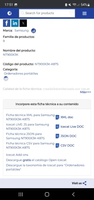 Portátil Samsung NT900X3K-K37 Plata