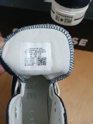 Converse ricamate Tg 39