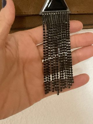 Bolso Zara marrón con cadena