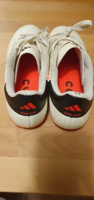 Zapatillas Adidas Fútbol Niño talla 40 Blancas
