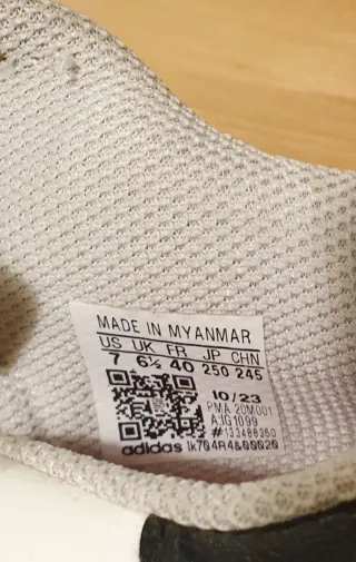 Zapatillas Adidas Fútbol Niño talla 40 Blancas