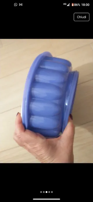 Stampo Semifreddi Tupperware Blu