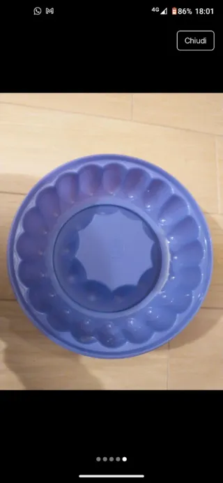 Stampo Semifreddi Tupperware Blu