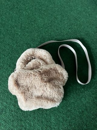 Labubu Pop Mart Bolsa Monstruo Flor Marrón