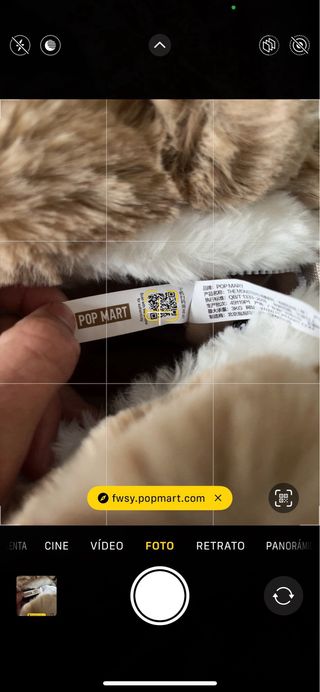 Labubu Pop Mart Bolsa Monstruo Flor Marrón