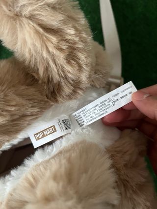 Labubu Pop Mart Bolsa Monstruo Flor Marrón