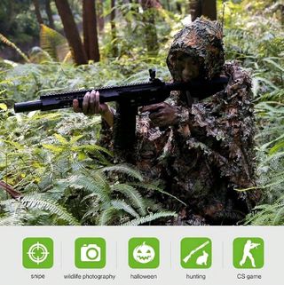 Poncho Camuflaje con Capucha