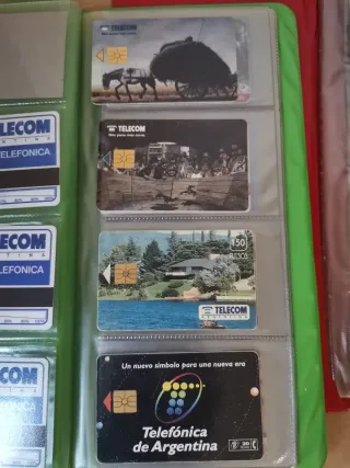 Schede telefoniche vintage Telecom Argentina
