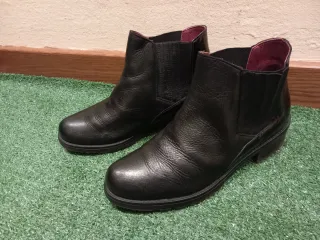 Botines negros mujer
