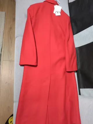 Abrigo Zara Lana Manteco Oversize XS