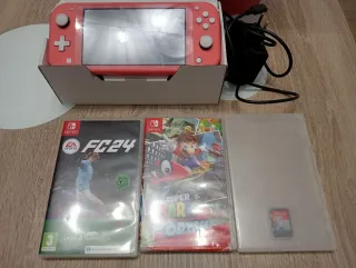 Nintendo Switch Lite Rosa + 3 Giochi