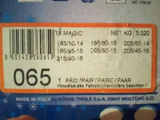 Cadenas para nieve KÖNIG T2 MAGIC 065