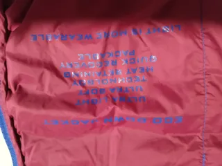 Chaleco acolchado azul Talla L