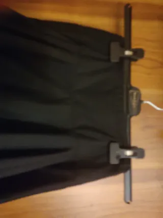 Falda Flamenca Niña Negra y Rosa