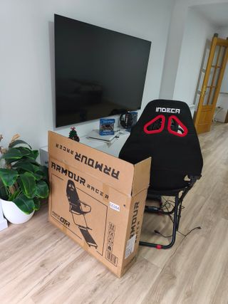 Volante PS4 G29 con sedia, pedali e 5 giochi