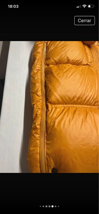 Plumífero After Label Naranja