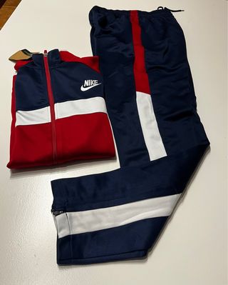 Conjunto Chándal Nike Azul y Rojo